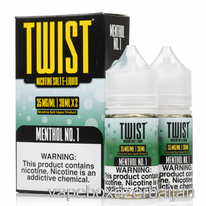 Vape Box Azerbaijan Menthol No. 1 - Twist SALT E-Liquid - 60mL 35mg